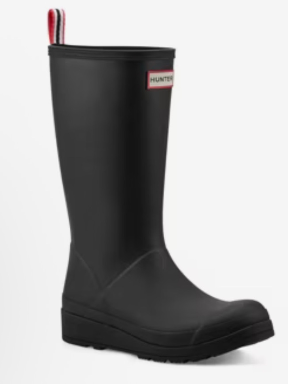 Hunter play Tall Rain Boot with Red-White Pull Tab